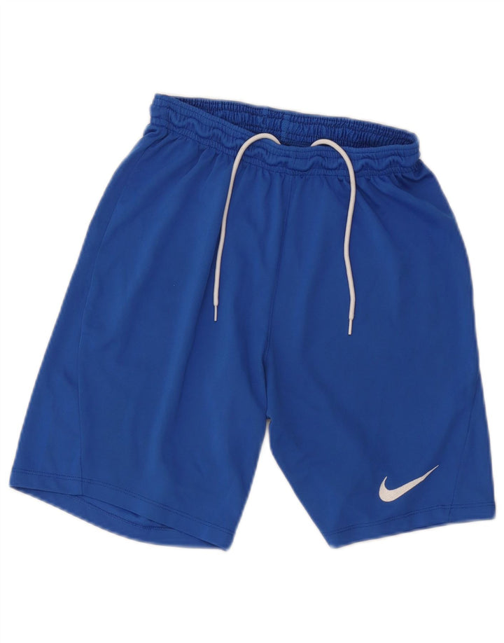 Short de sport Nike pour hommes, petit, bleu, polyester