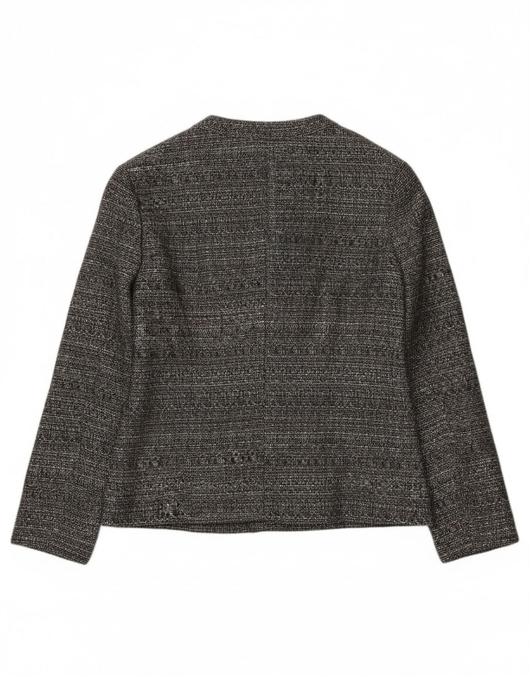 Eastex Veste Blazer 1 Bouton pour Femme UK 12 Polyester Moucheté Gris Moyen