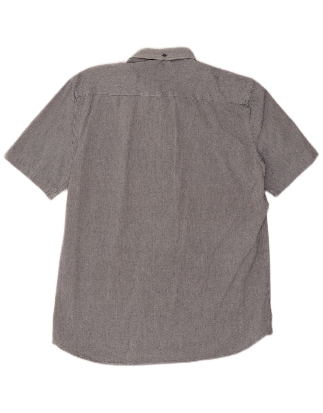 French Connection Chemise à Manches Courtes Homme Bleu Moyen Coton