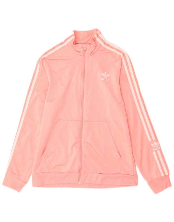 Veste de survêtement Adidas Fille 13-14 ans Rose Polyester
