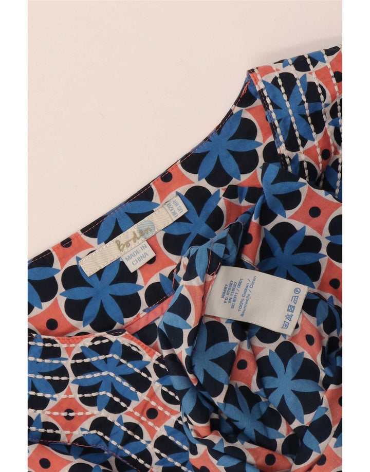 Haut tunique à manches 3/4 Boden pour femme UK 42 Medium Multicolore Géométrique