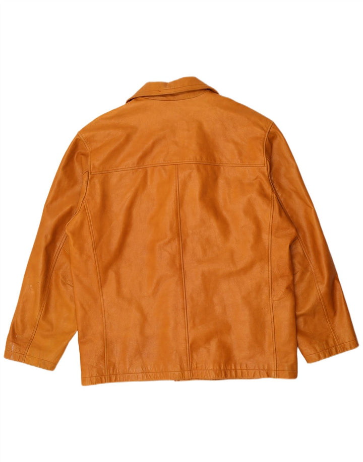 Steve Madden Veste en cuir pour homme UK 42 XL Cuir beige