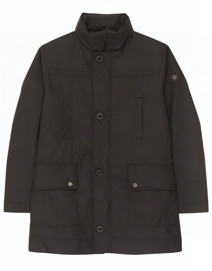 Zara Manteau rembourré pour homme UK 40 Large Noir