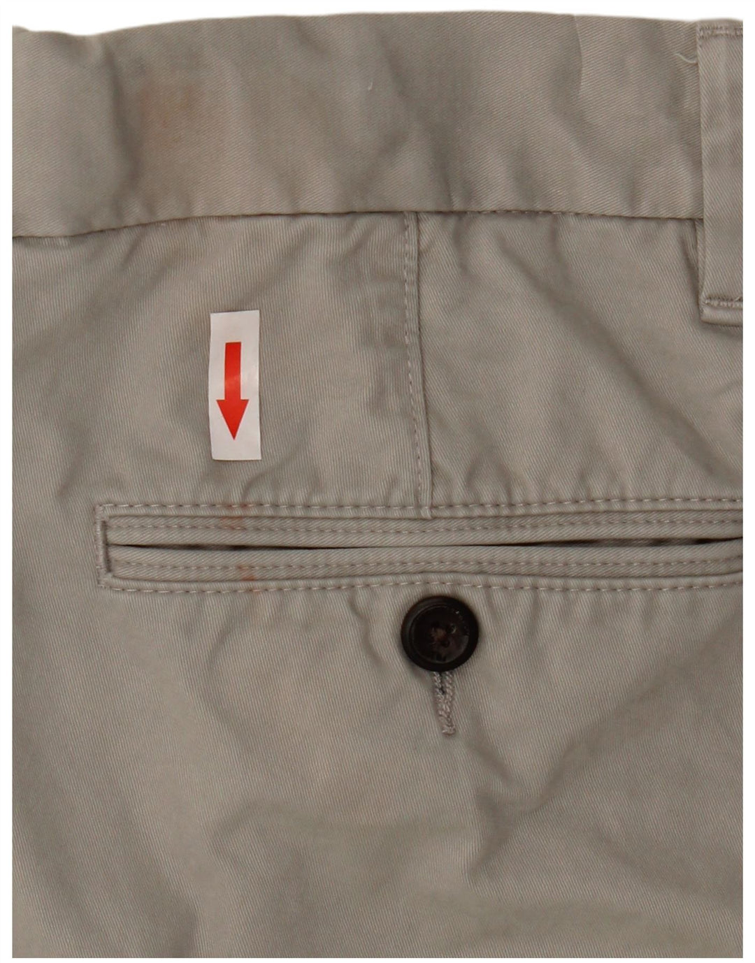 Marks & Spencer Short Chino Homme W34 Grand Gris Coton