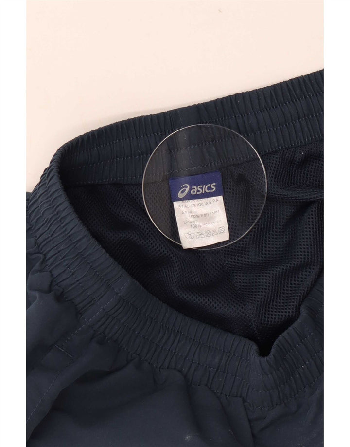 Asics Pantalon De Survêtement Femme Large Bleu Marine Polyester