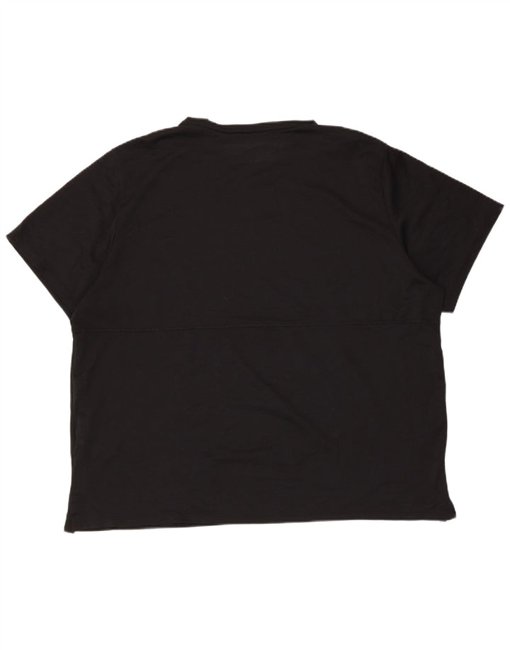 Nike Hommes Dri Fit T-Shirt Haut 2XL Noir Polyester