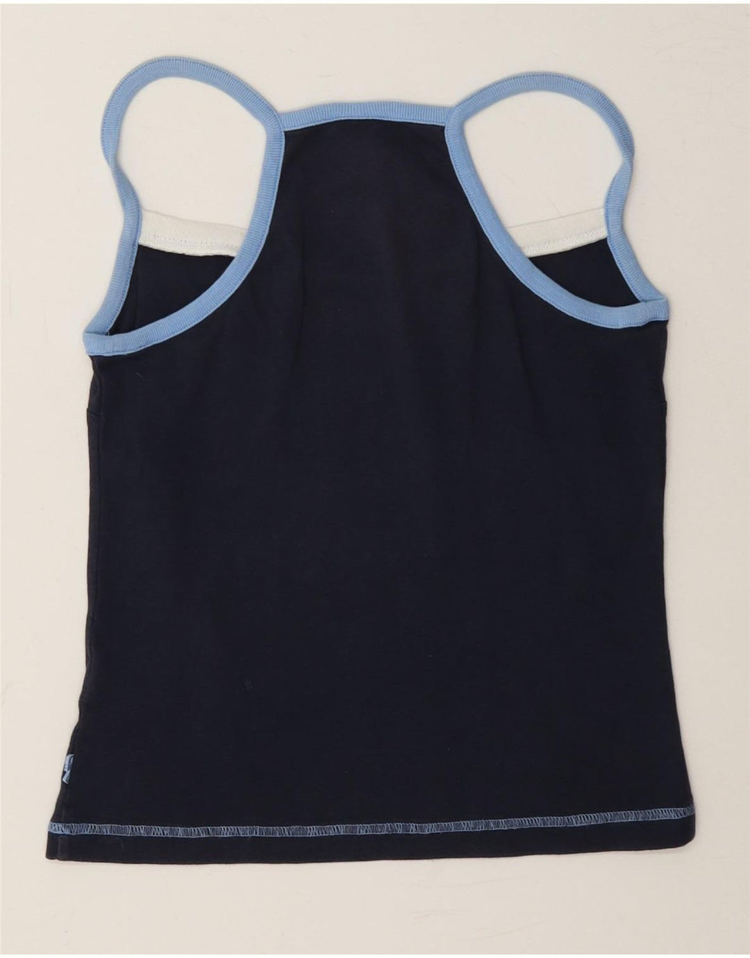 Fila Femme Cami Top UK 12 Moyen Bleu Marine Coton