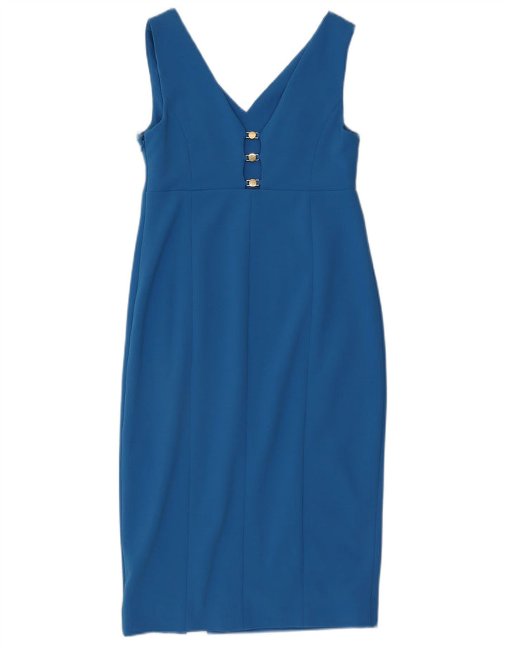 Dkny Robe fourreau sans manches pour femme US 6 Bleu moyen Polyester