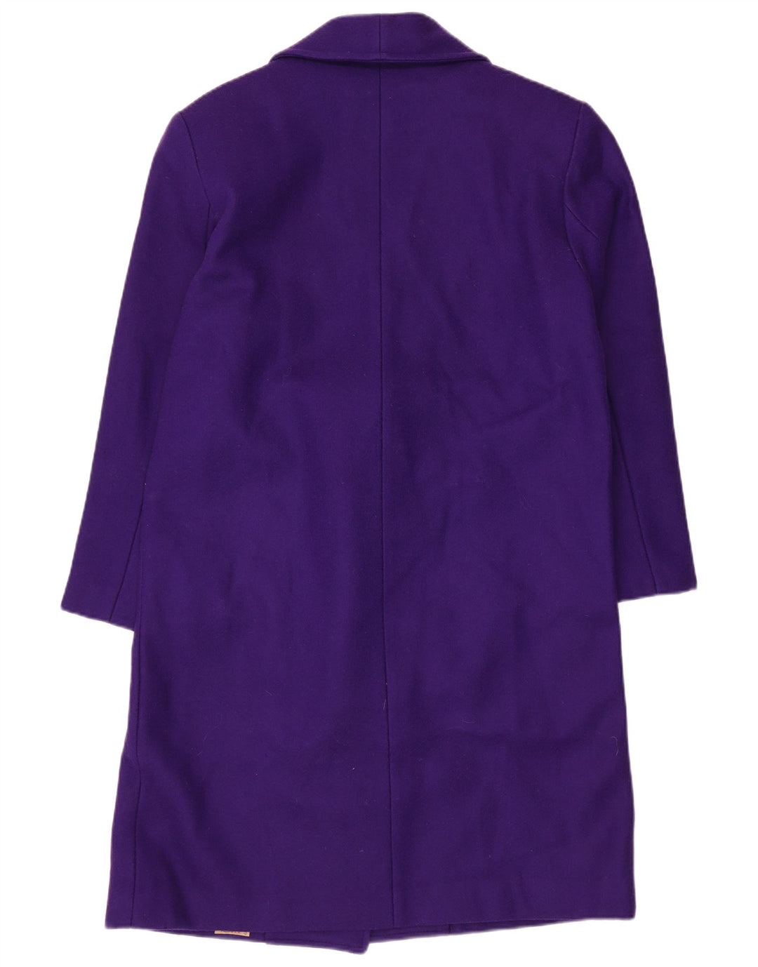 David Benjamin Manteau double boutonnage pour femme US 8 Laine violette moyenne