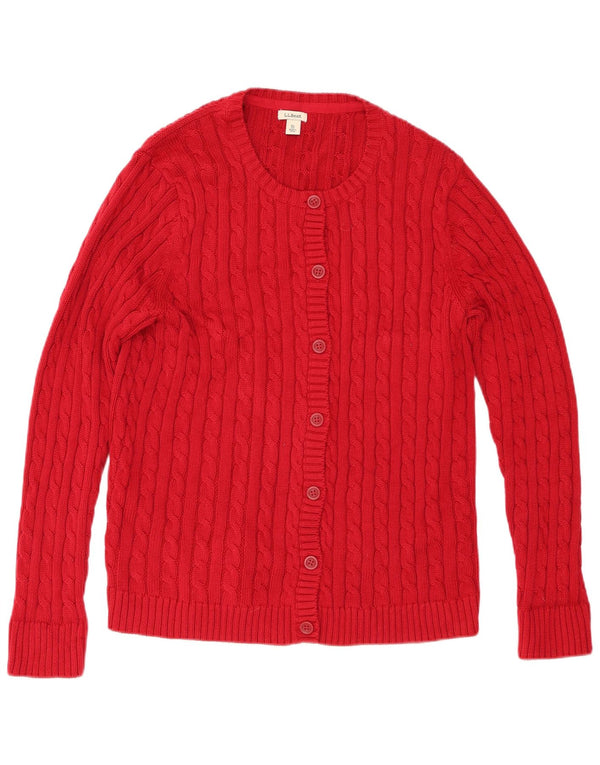 L.L.Bean Cardigan pour femme en coton rouge UK 18 XL
