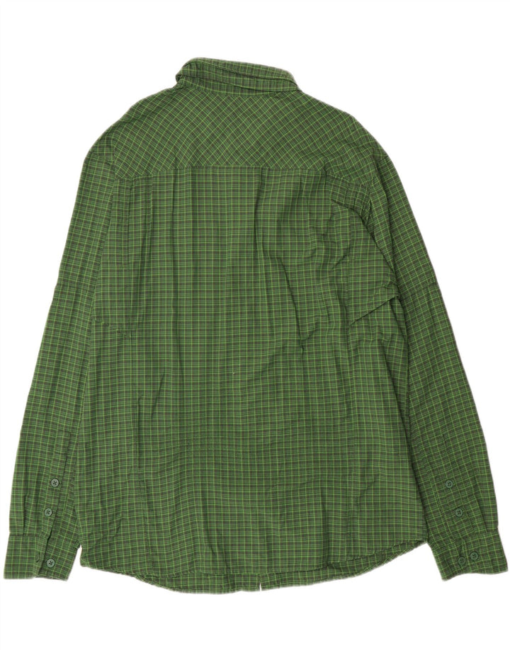 Columbia Chemise à Carreaux Omni-Shade XL Homme Vert Check Nylon
