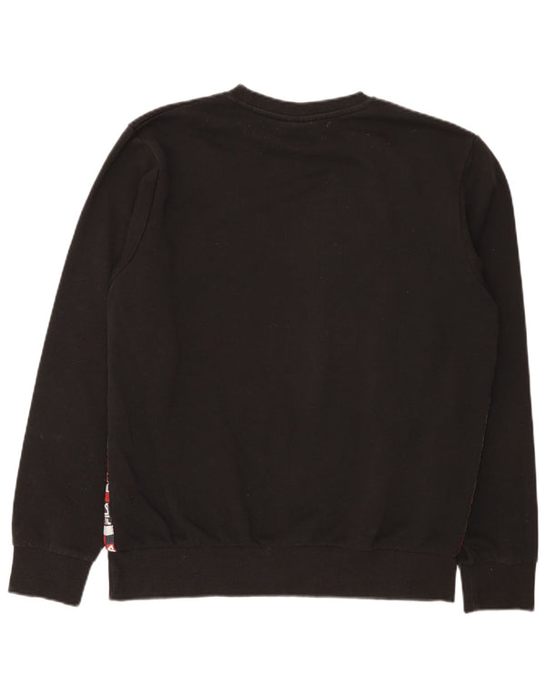 Fila Sweat-Shirt Graphique Homme Noir Moyen Coton