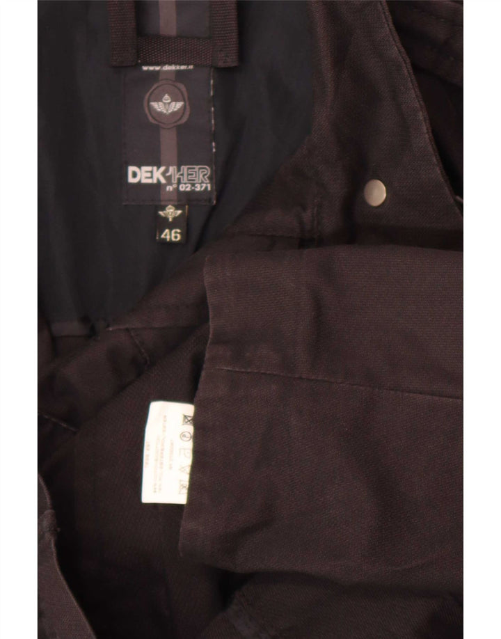 Dekker Veste utilitaire pour femme EU 46 Grand coton noir
