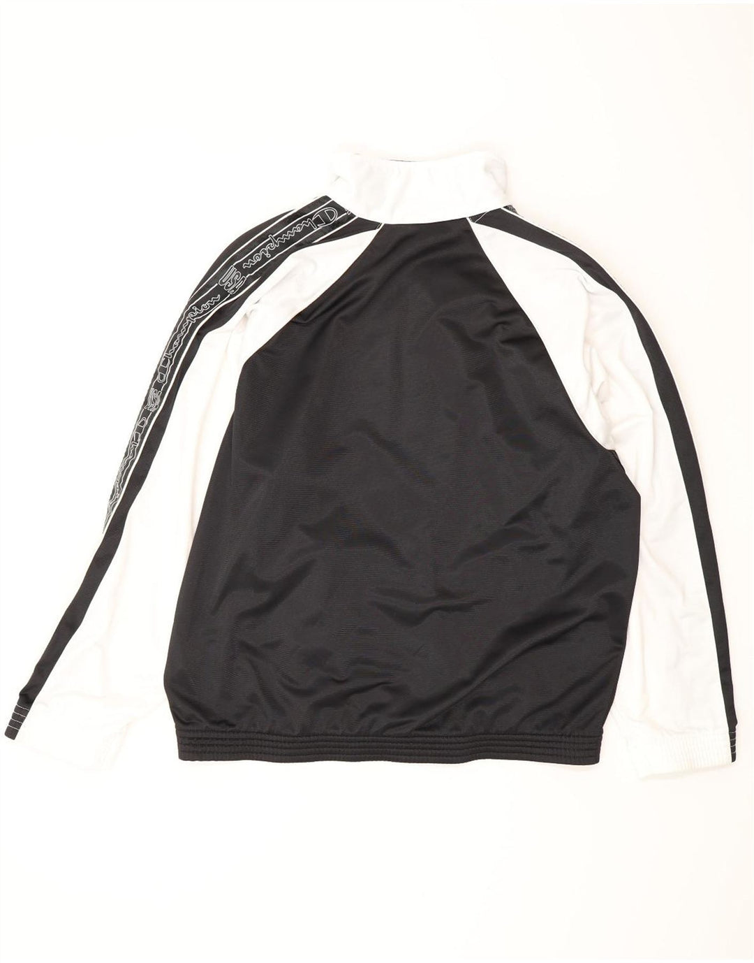 CHAMPION Veste de Survêtement Graphique Homme Large Noir Colorblock