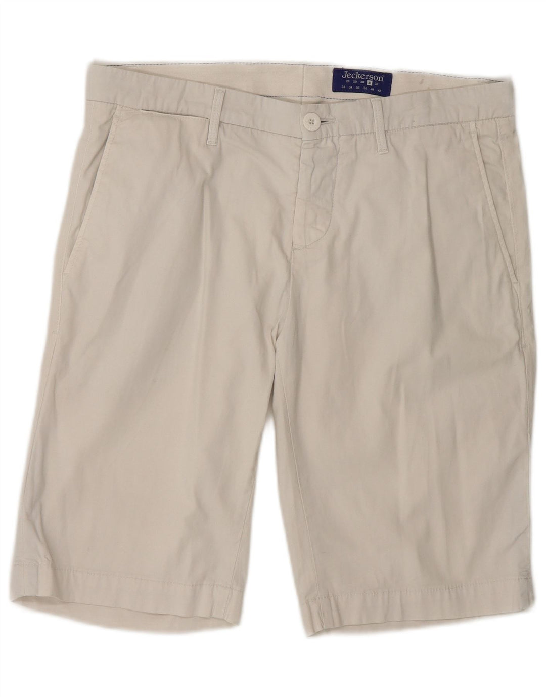 Jeckerson Short Chino Femme W31 Coton Beige Moyen
