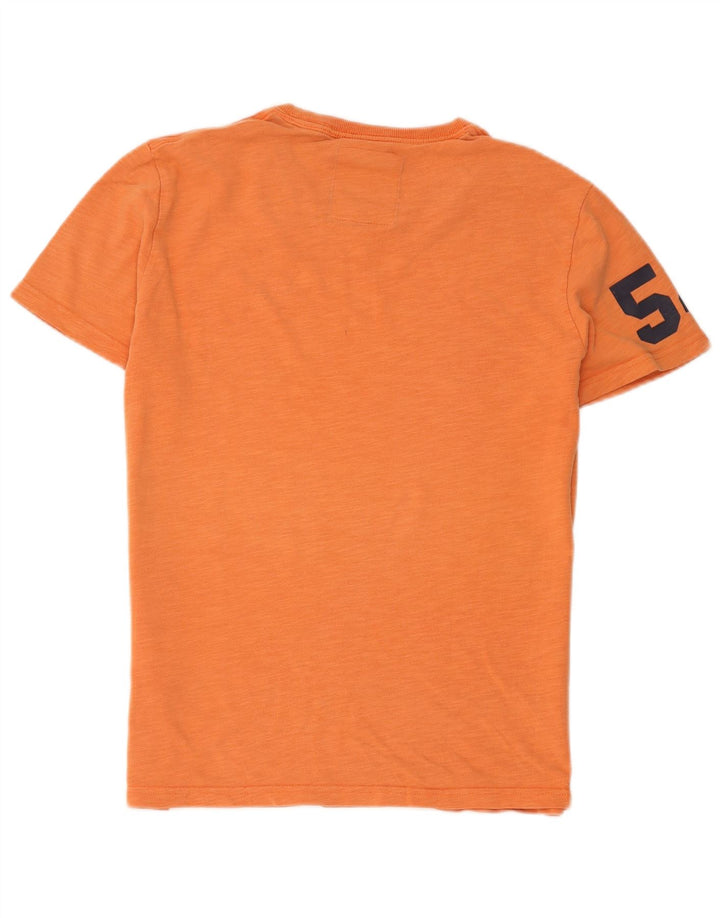 Superdry T-Shirt Graphique Homme Orange Moyen Coton