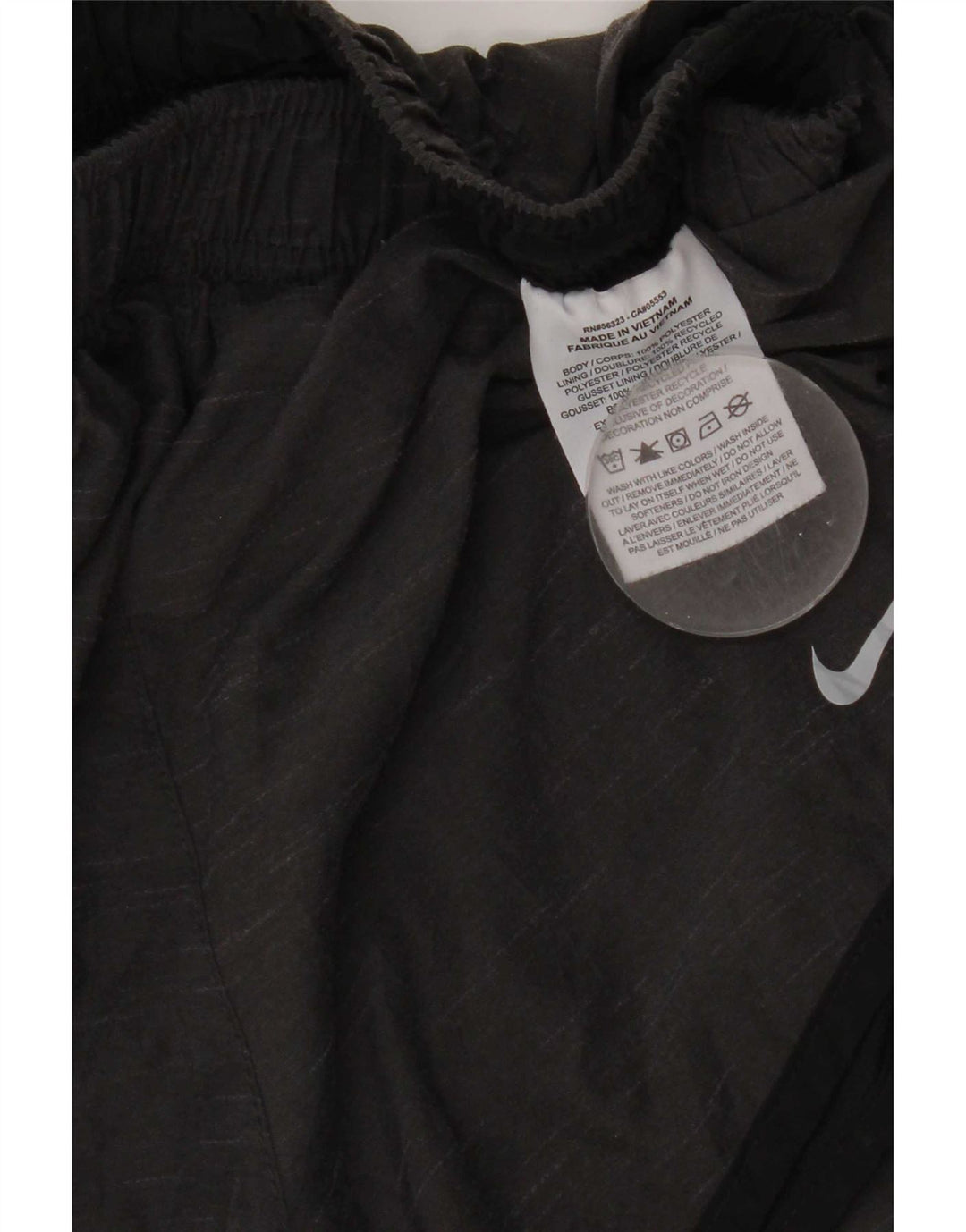 Nike Short de sport pour femme UK 8 Small Gris Colorblock Polyester
