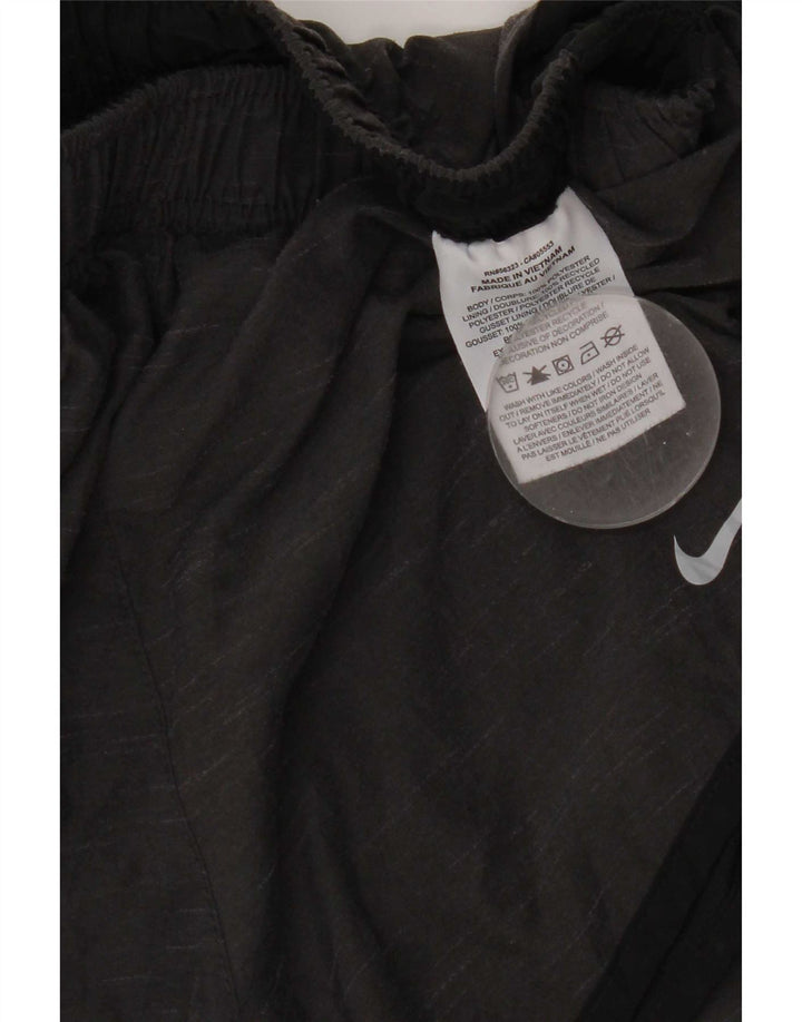 Nike Short de sport pour femme UK 8 Small Gris Colorblock Polyester