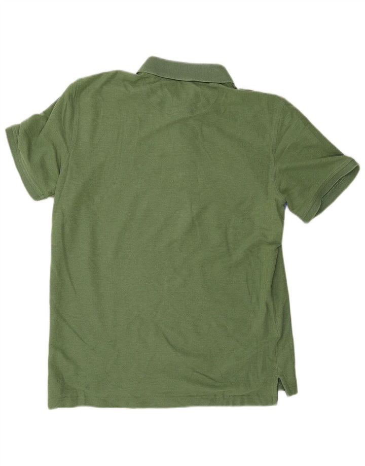IZOD Polo Homme Vert Moyen Colourblock Coton