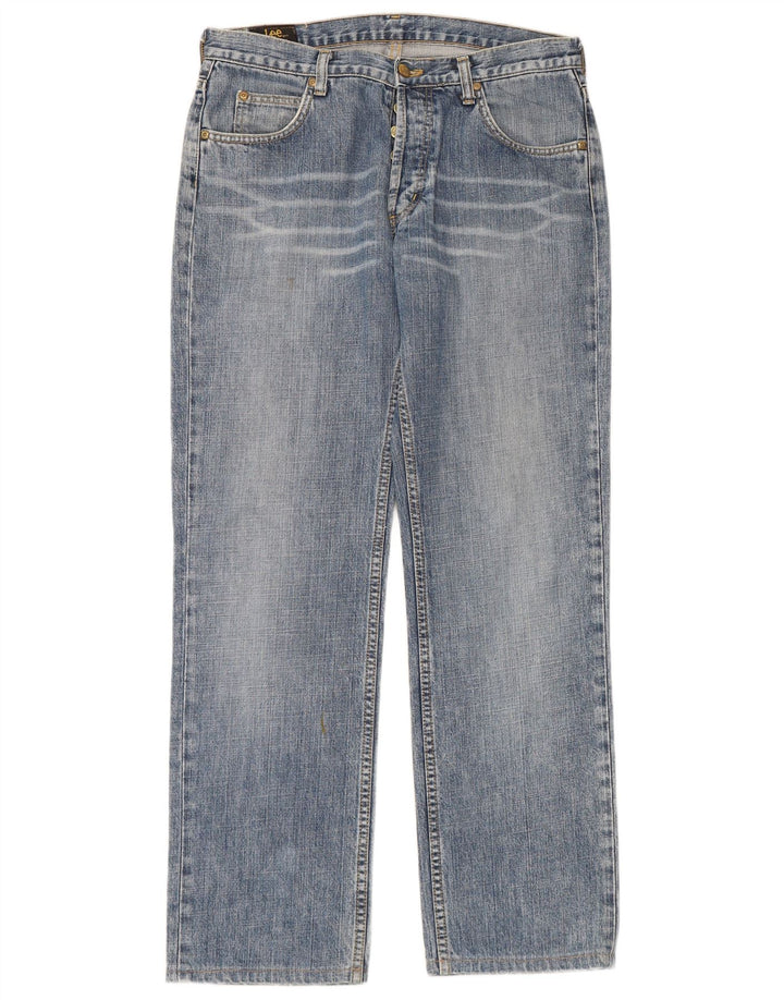 Lee Jean Droit Seattle W33 L30 Homme Bleu Coton
