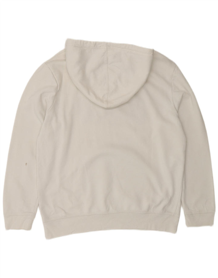 Gap Pull à capuche graphique pour hommes, grand coton blanc