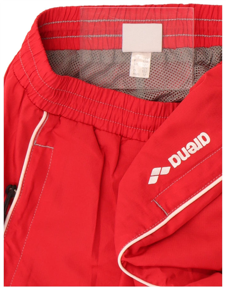 Arena Pantalon imperméable filles 11-12 ans rouge polyester