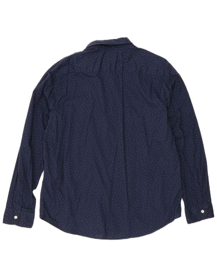 Levi's Chemise XL Bleu Marine Spotted Cotton Classic Homme