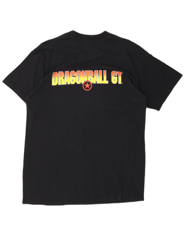 Vintage Hommes Dragon Ball GT 1997 T-Shirt Graphique Haut Moyen Noir