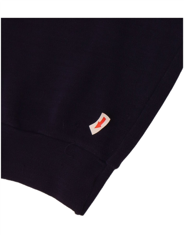 vintage Mens Survêtement Top Veste Petit Colorblock Rouge