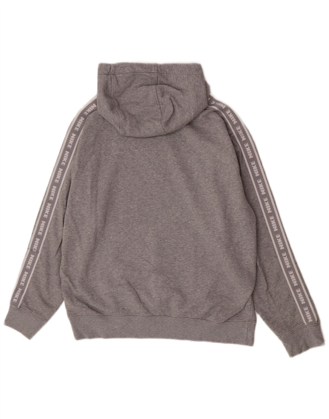 Nike Pull à capuche graphique en coton moucheté gris moyen pour homme