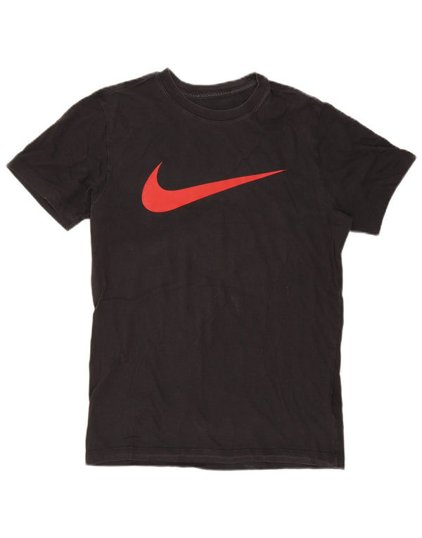 Nike T-shirt graphique pour homme en coton noir Taille S