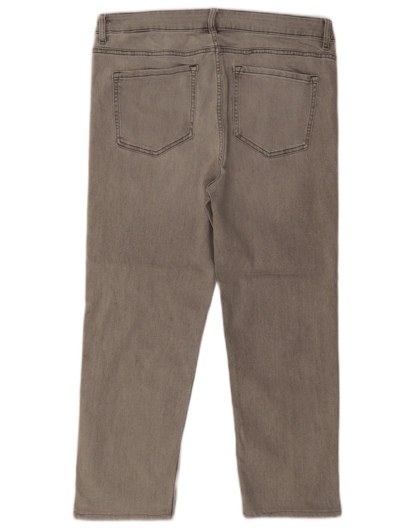Marks & Spencer Jean droit The Sienna pour femme UK 16 Large W34 L25 Gris