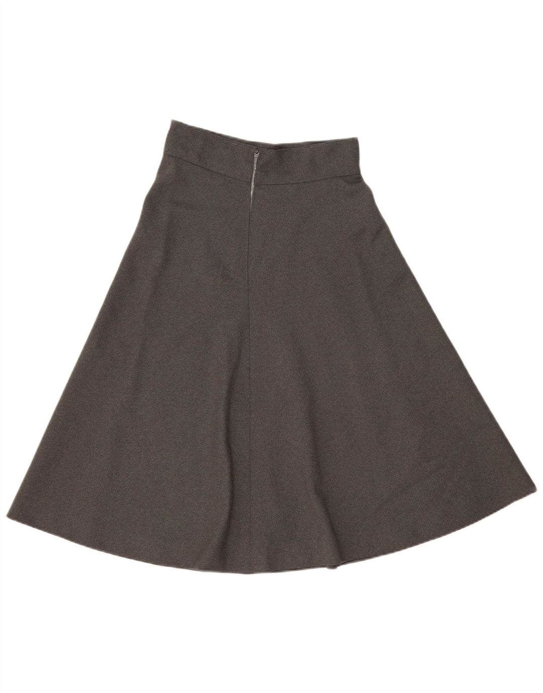 vintage Femme Taille Haute Jupe A-Line W28 Gris Moyen