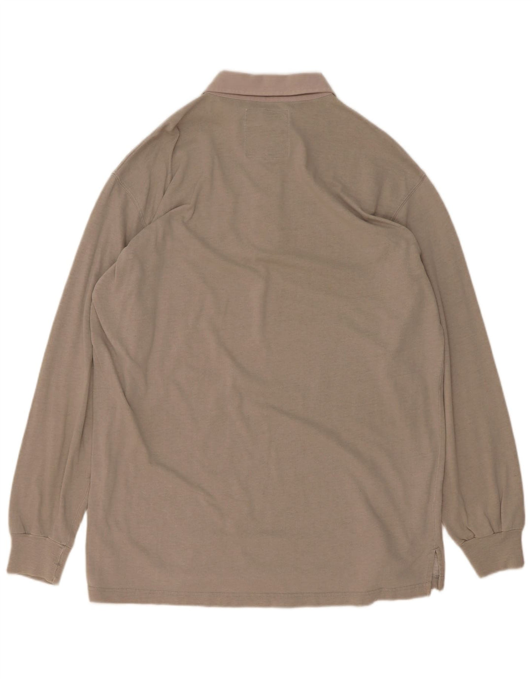 Murphy & Nye Polo à manches longues pour homme XL en coton gris