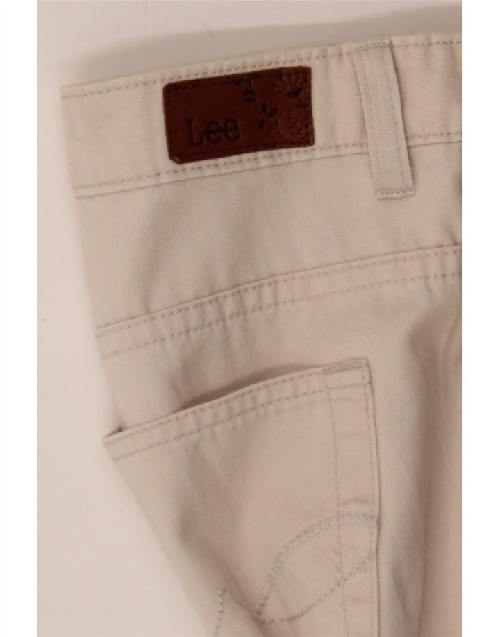 LEE Womens Bermuda Shorts US 14 XL W34  Beige Cotton Vintage Lee and Second-Hand Lee from Messina Hembry 