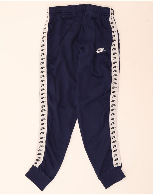 NIKE Pantalon de survêtement graphique pour homme Bleu marine moyen Colourblock