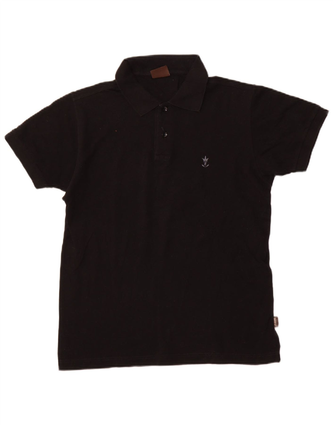 RIFLE Polo Homme Petit Noir Coton