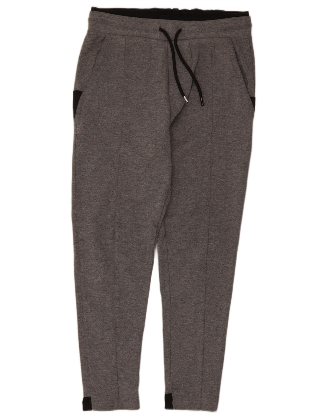 Zara Pantalon de survêtement court pour homme Petit gris Colorblock Polyester