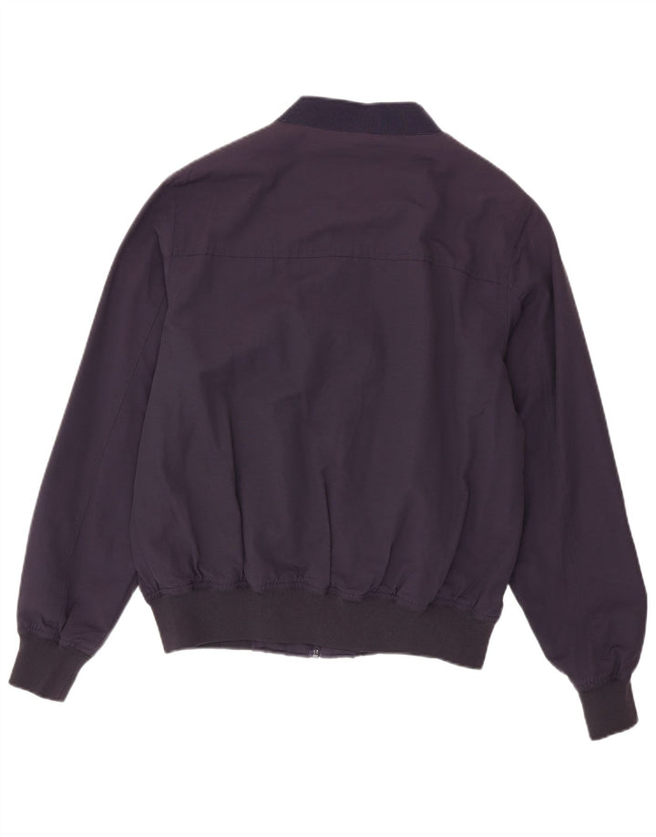 Kappa Veste Bomber Homme UK 38 Coton Bleu Marine Moyen