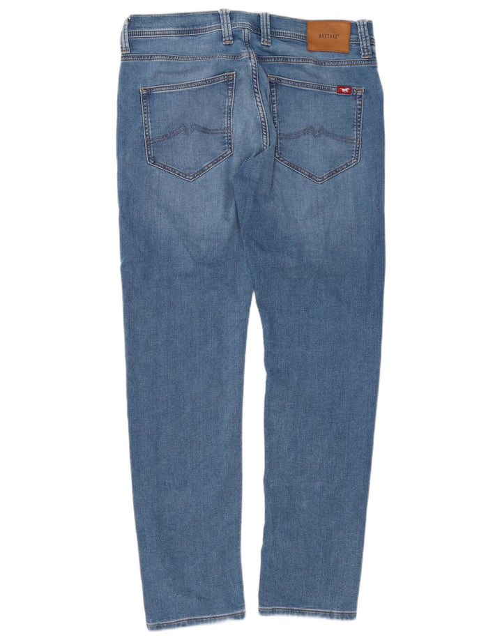 Mustang Jean Fuselé Homme W32 L32 Bleu