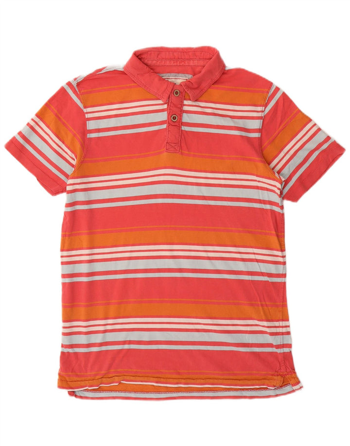 Fat Face Polo Homme Petit Rayé Rouge