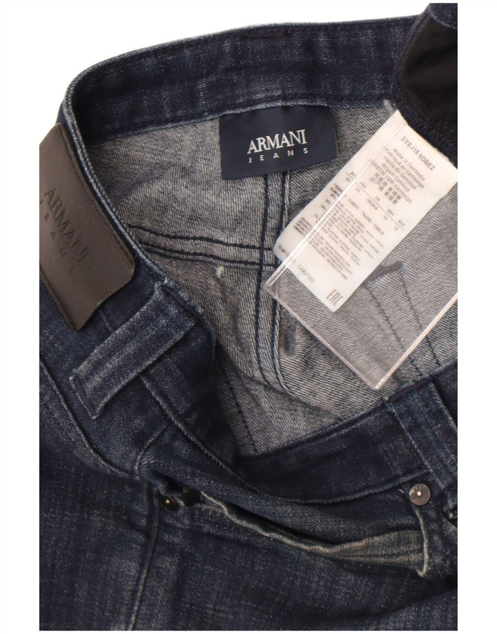 Armani Jean droit W33 L29 bleu coton homme