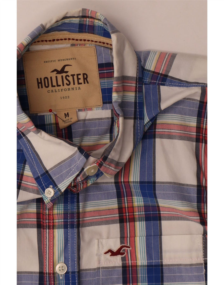 Hollister Chemise Homme Bleu Moyen Check Cotton