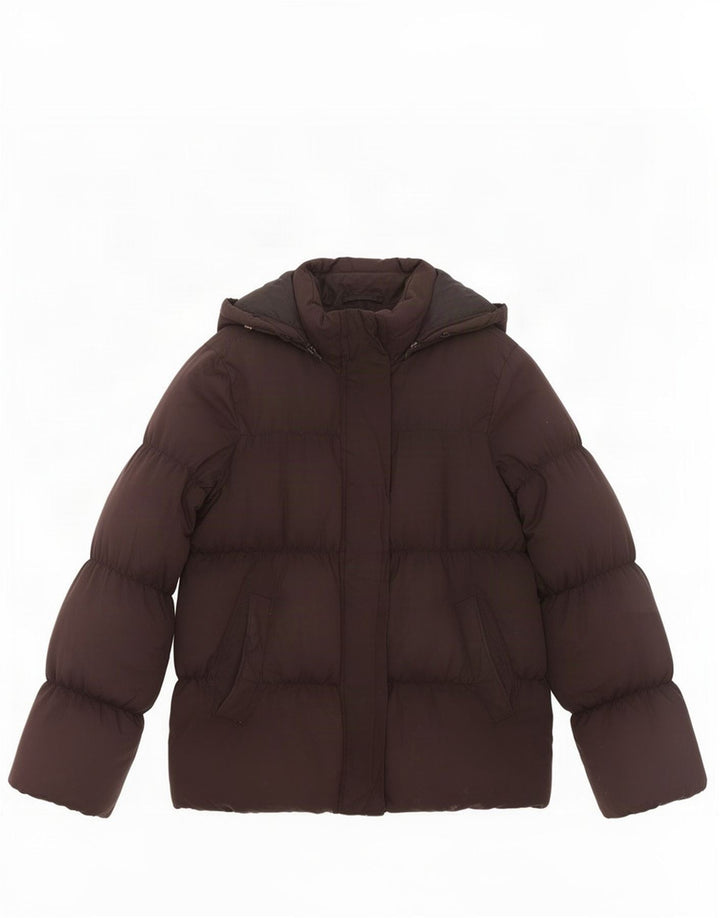 Gap Veste matelassée à capuche pour femme UK 10 Small Noir