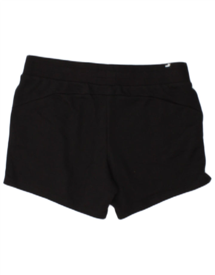 PUMA Womens Sport Shorts UK 16 Large Black Polyester