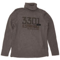 G-Star Pull graphique à col roulé pour homme XL Gris Coton