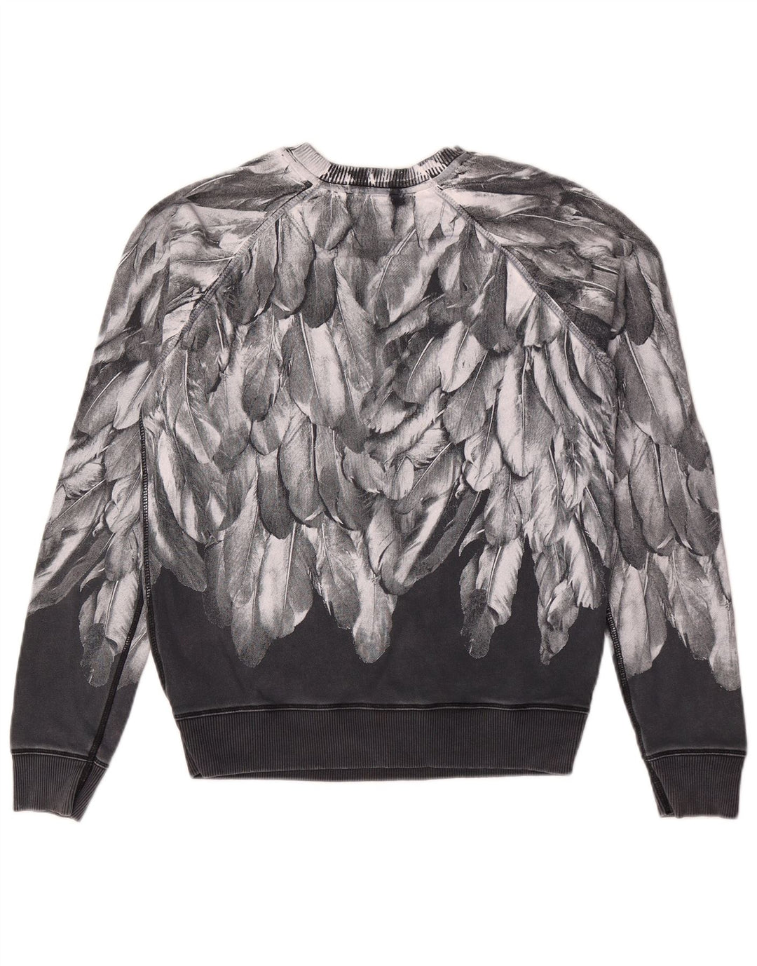 Diesel Sweat-shirt graphique pour hommes Petit coton noir