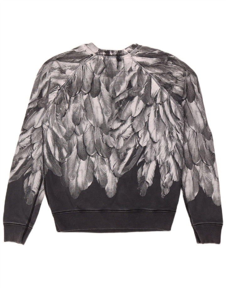 Diesel Sweat-shirt graphique pour hommes Petit coton noir