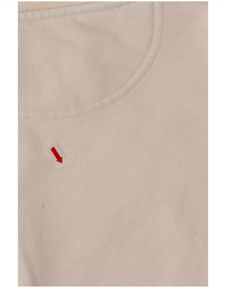 CHAMPION Sweat-shirt surdimensionné graphique pour femme UK 16 Large Blanc