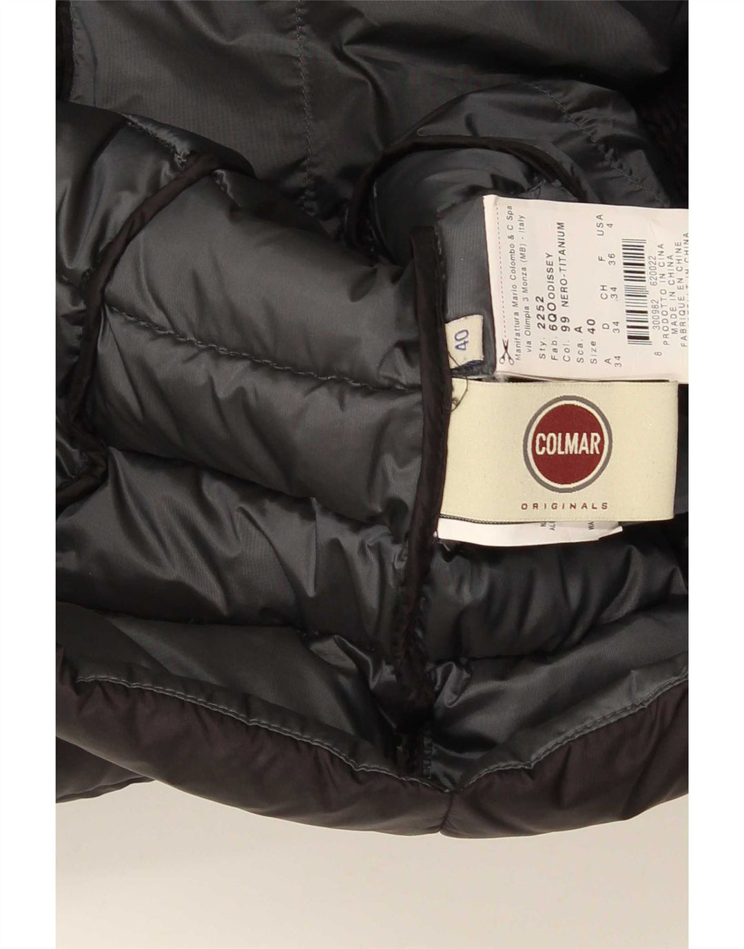 Colmar Veste matelassée à capuche pour femme IT 40 XS Nylon noir